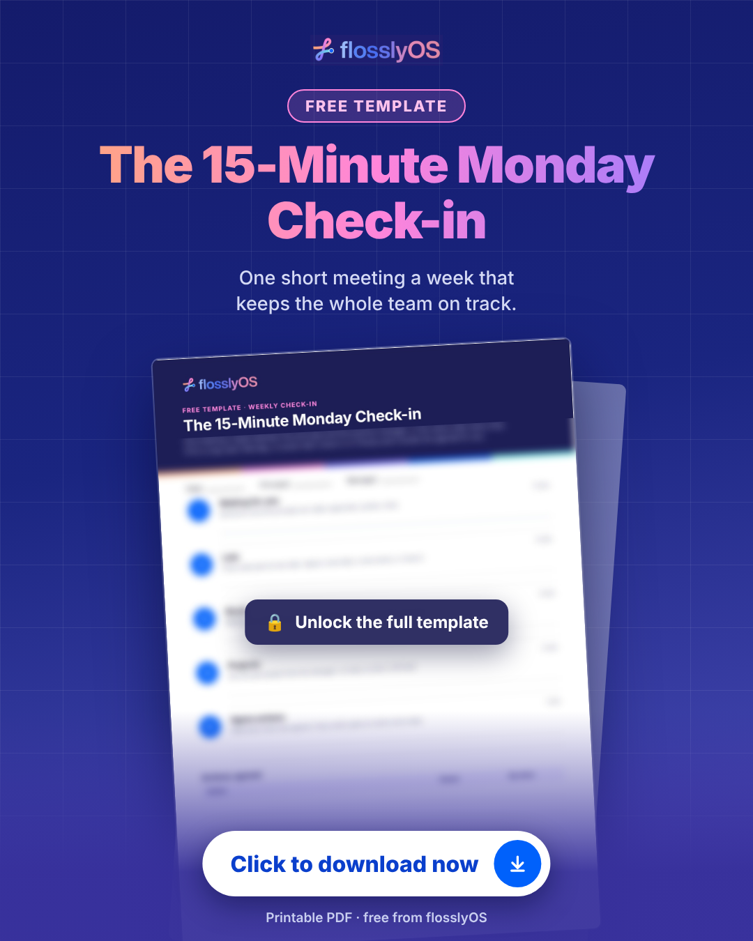 15 Minute Monday Check-in