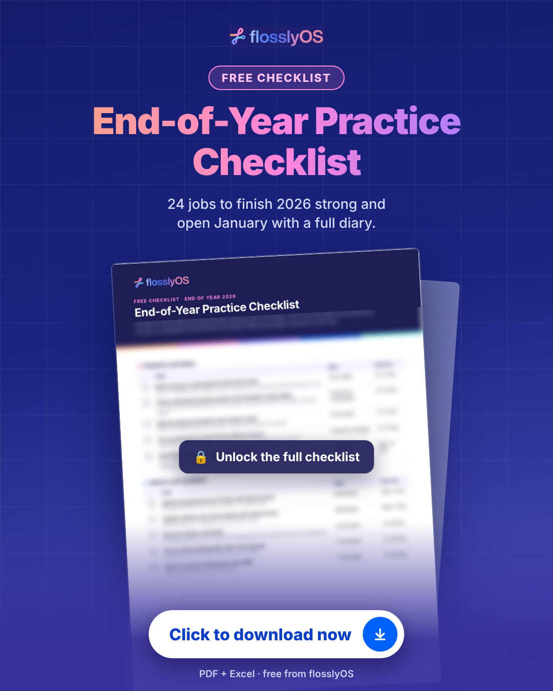End of Year Practice Checklist