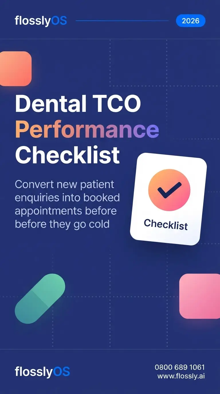 Dental TCO Performance Checklist — first page cover preview